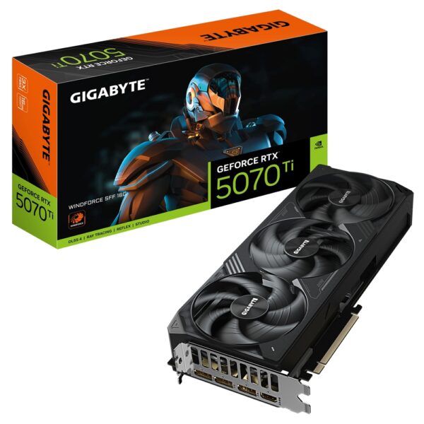 Gigabyte nVidia GeForce RTX 5070 Ti WINDFORCE SFF16GB 256bit GV-N507TWF3-16GD rev. 1.0
