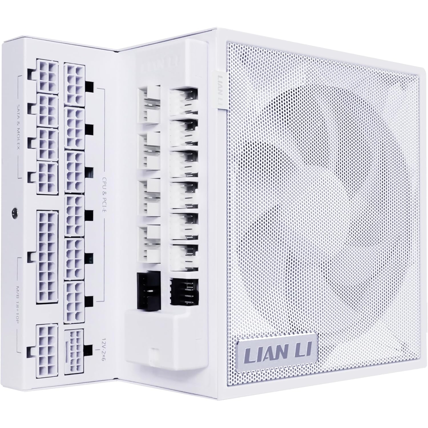 Lian Li 1200W EDGE 80PLUS Gold PCIe 5.1, ATX 3,1 USB HUB, Belo 43792