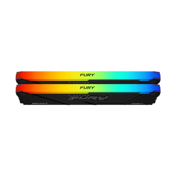Alternative view of KINGSTON DDR4 3200MT/s KF432C16BB12AK2/32 32GB 2x16GB kit FURY Beast RGB Black