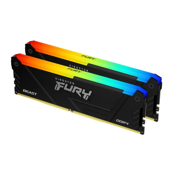 KINGSTON DDR4 3200MT/s KF432C16BB12AK2/32 32GB 2x16GB kit FURY Beast RGB Black