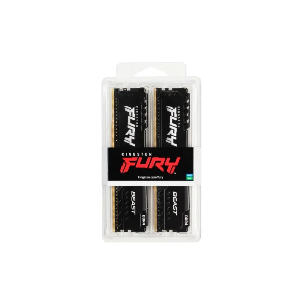 Alternative view of KINGSTON DDR4 16GB 3600MT/s KF436C17BBK2/16 2x8GB kit Fury Beast Black