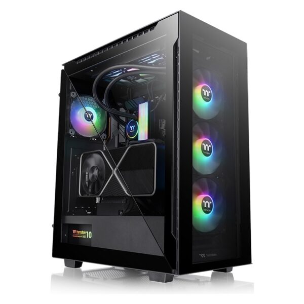 Thermaltake Divider 500 TG ARGB Black Fan x4 Glass CA-1T4-00M1WN-01 31530