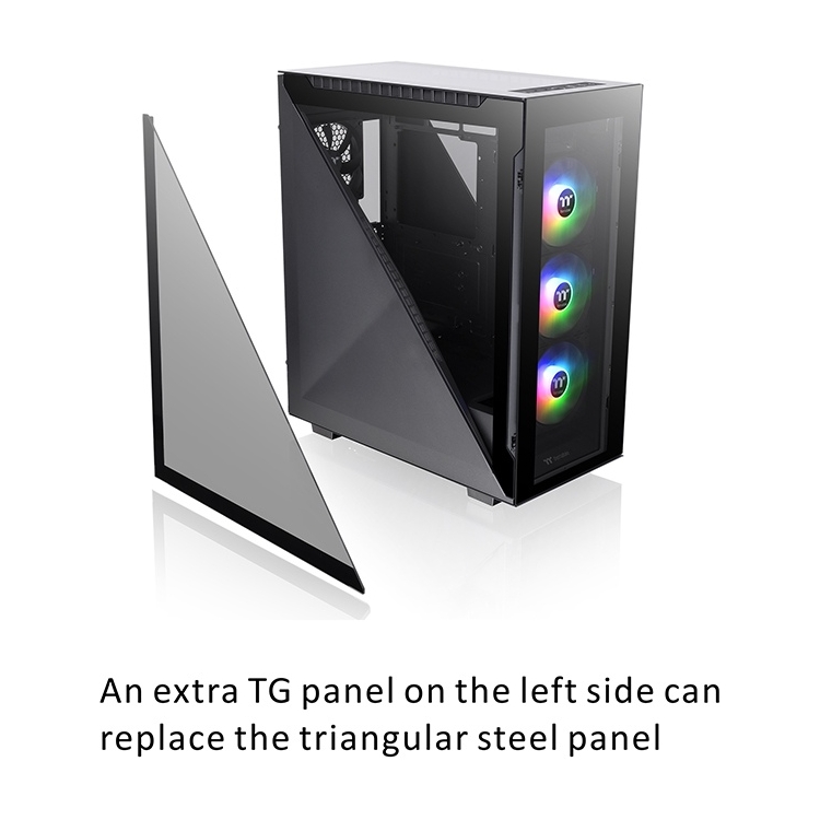 Thermaltake Divider 500 TG ARGB Black Fan x4 Glass CA-1T4-00M1WN-01 31530 - Slika 4