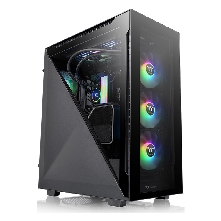 Thermaltake Divider 500 TG ARGB Black Fan x4 Glass CA-1T4-00M1WN-01 31530 - Slika 5