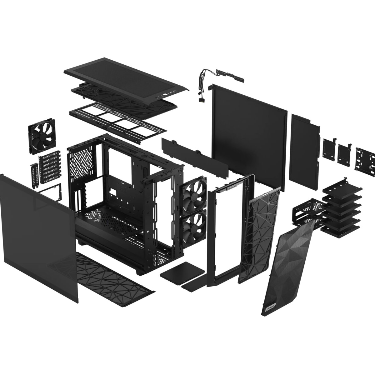 Fractal Design Meshify 2 Black Solid, FD-C-MES2A-01 43554 - Image 12