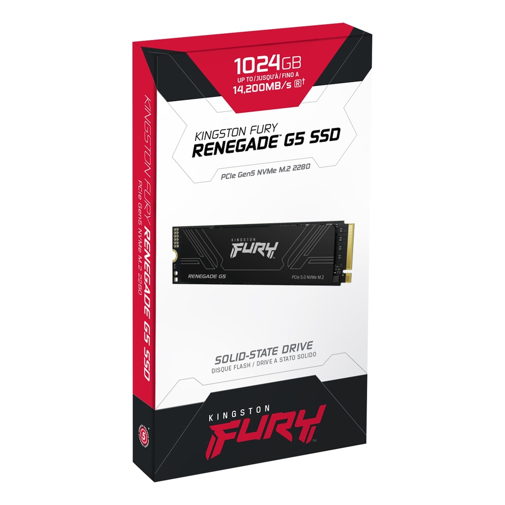 SSD M.2 1TB Kingston SFYR2S/1T0  FURY Renegade G5 14200/11.000MB/s
