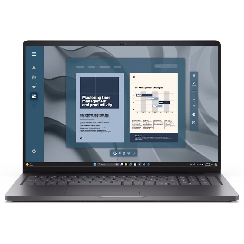 DELL Pro 16 16 inch FHD+ 300nits AMD Ryzen 5 220 8GB 512GB SSD Backlit FP Win11Pro 3yr ProSupport  NOT25121 - Slika 4