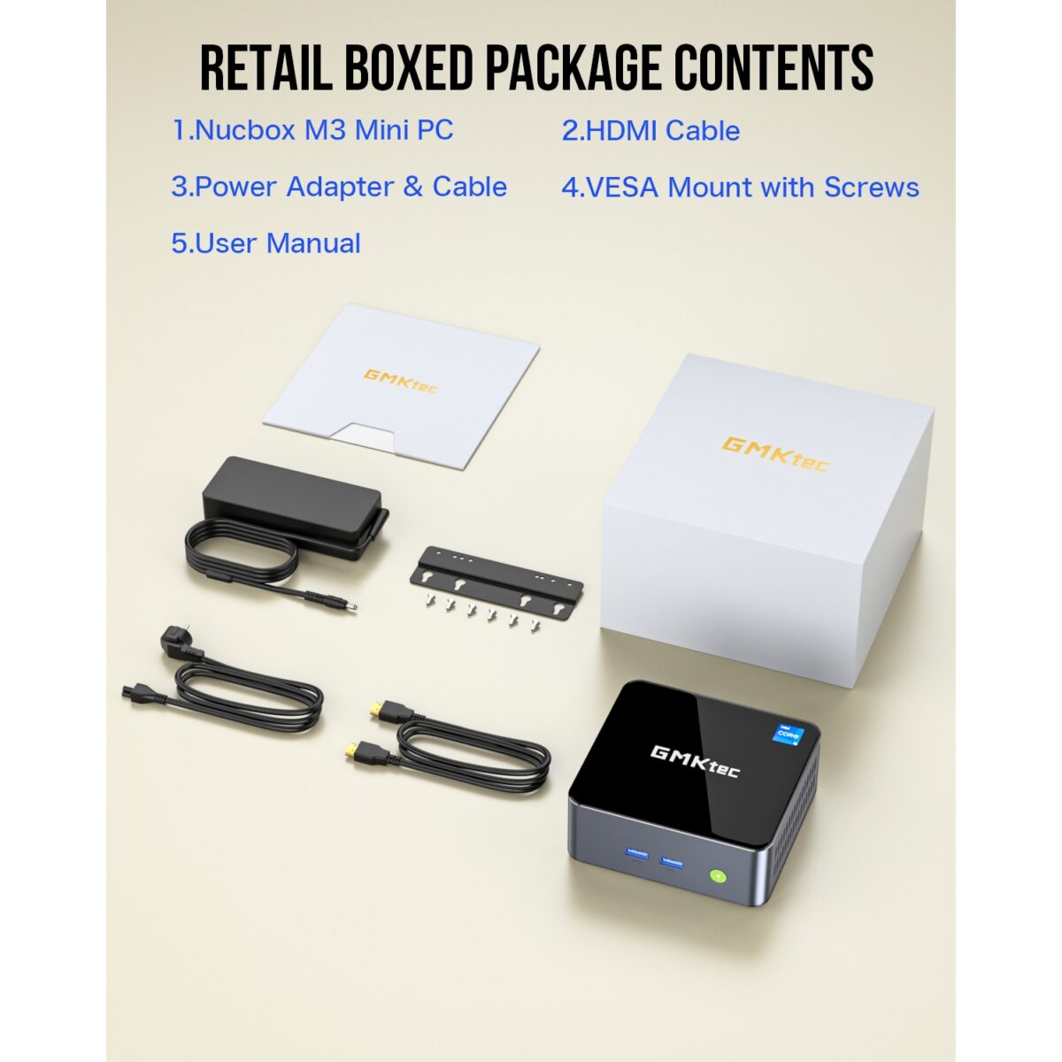 Mini PC GMK Tech NucBox M3 W11Pro i5-12450H 8C12T/16GB 512GB M.2 - Slika 9