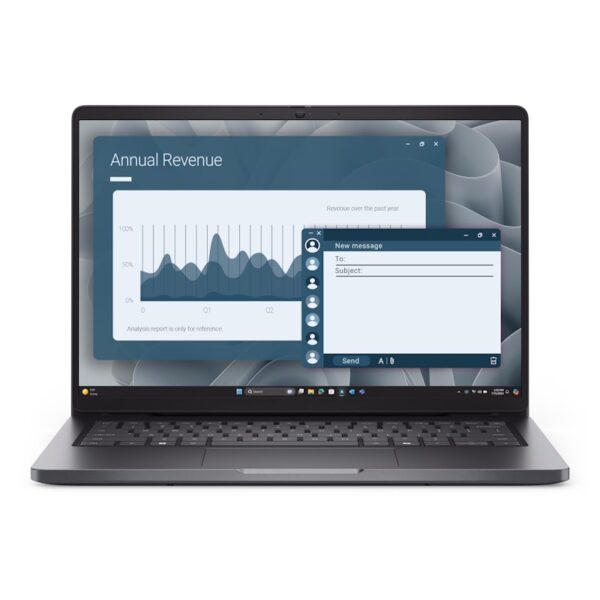 Alternative view of DELL Pro 14 14 inch FHD+ 300nits AMD Ryzen 5 220 8GB 256GB SSD Backlit FP Win11Pro 3yr ProSupport  NOT25120