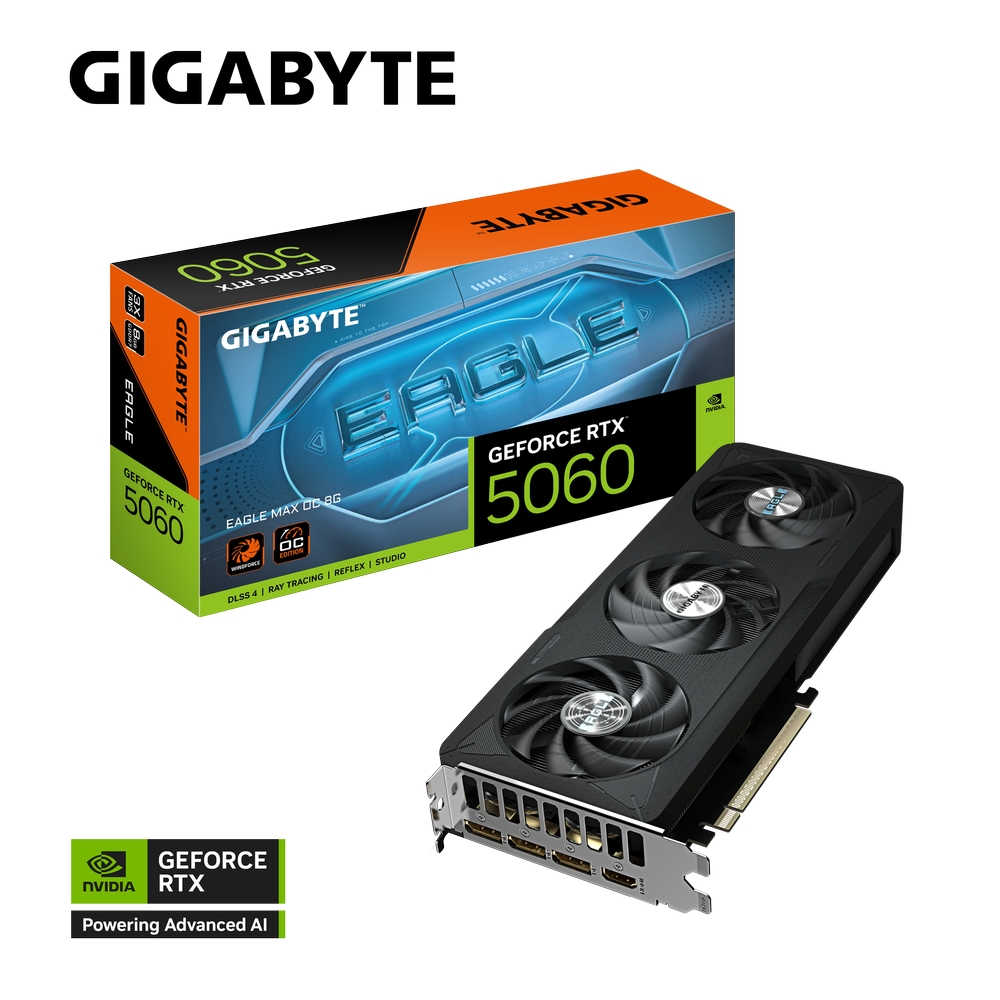 Gigabyte nVidia GeForce RTX 5060 EAGLE MAX 8GB 128bit GV-N5060EAGLEMAX OC-8GD rev. 1.0 VGA03061 - Slika 6