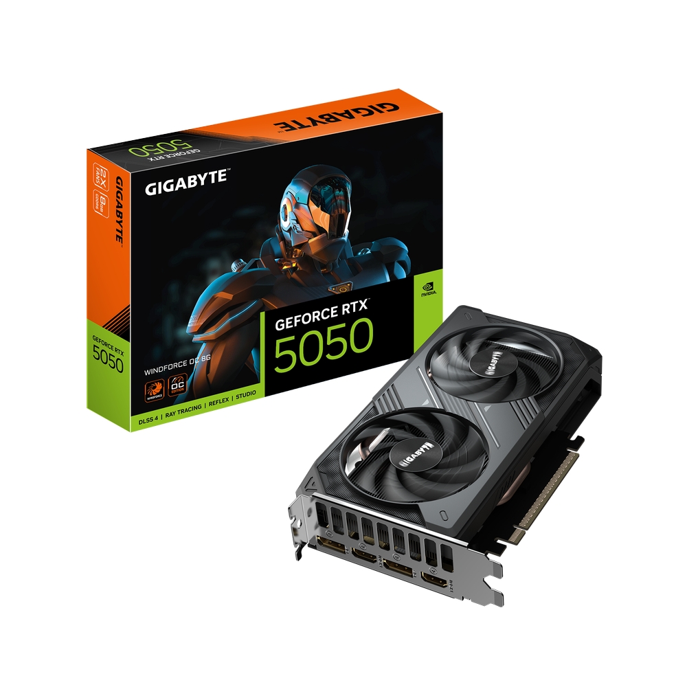 Gigabyte nVidia GeForce RTX 5050 WINDFORCE 8GB 128bit GV-N5050WF2OC-8GD rev 1.0 VGA03049