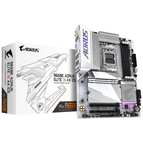 Amd-AM5 Gigabyte B650E A ELITE X ICE rev. 1.x PLO03572