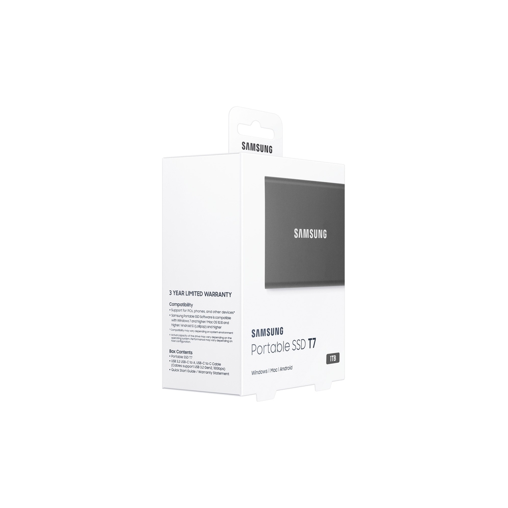 EXT-SSD 1TB Samsung T7 MU-PC1T0T/WW USB 3.2/Type-C Gray - Slika 2