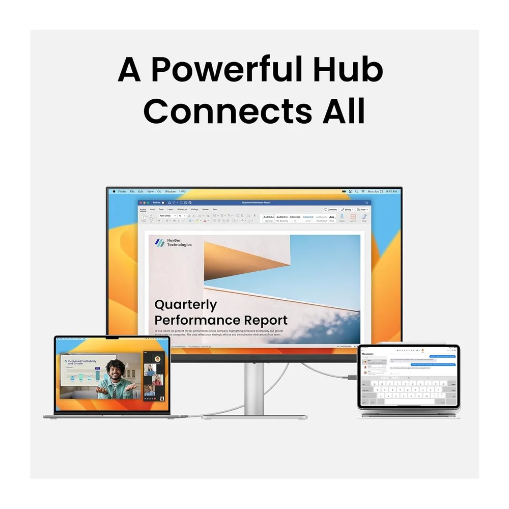 BENQ MOBIUZ MA270U 27in 4K UHD Monitor | IPS Nano Color | MacBook Compatible | Matte Display | Built-in Speakers - Slika 6