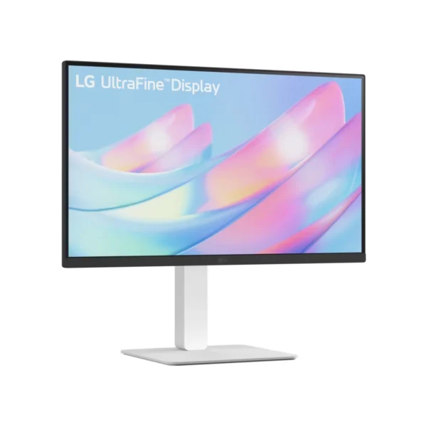 Alternative view of LG 27US550-W 27in 4K UHD IPS Monitor | 3840x2160 | Ergonomic Stand | HDMI, DisplayPort