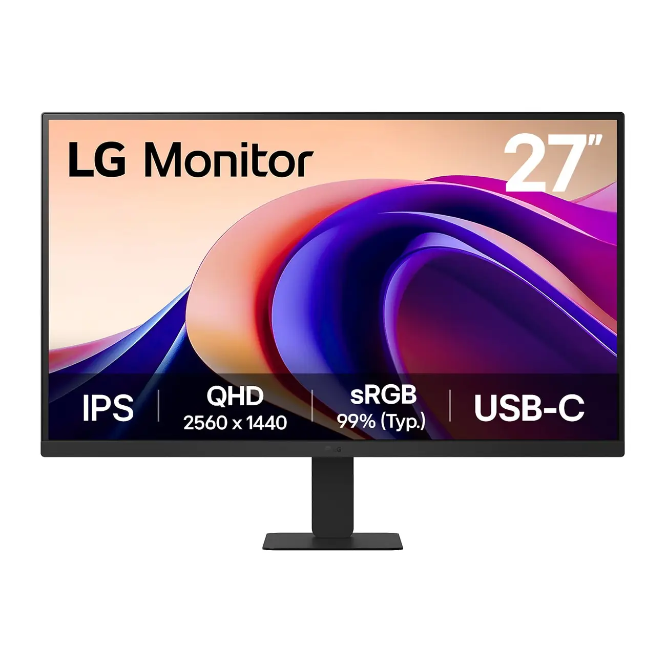 LG 27in 27U631A-B IPS/2560x1440/100Hz/5ms GtG/HDMI,USB type C/VESA/crna