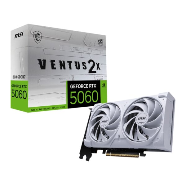 MSI GeForce RTX 5060 8G 128bit GeForce RTX 5060 8G VENTUS 2X OC WHITE VGA03074