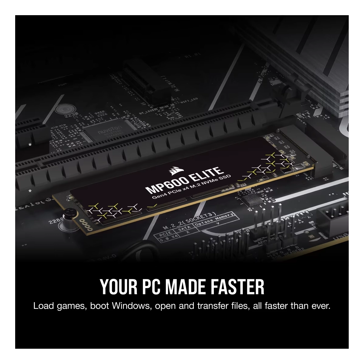 SSD M.2 4TB CORSAIR CSSD-F4000GBMP600ENH MP600 ELITE Gen4x4 6200MBs/7000MBs - Slika 13