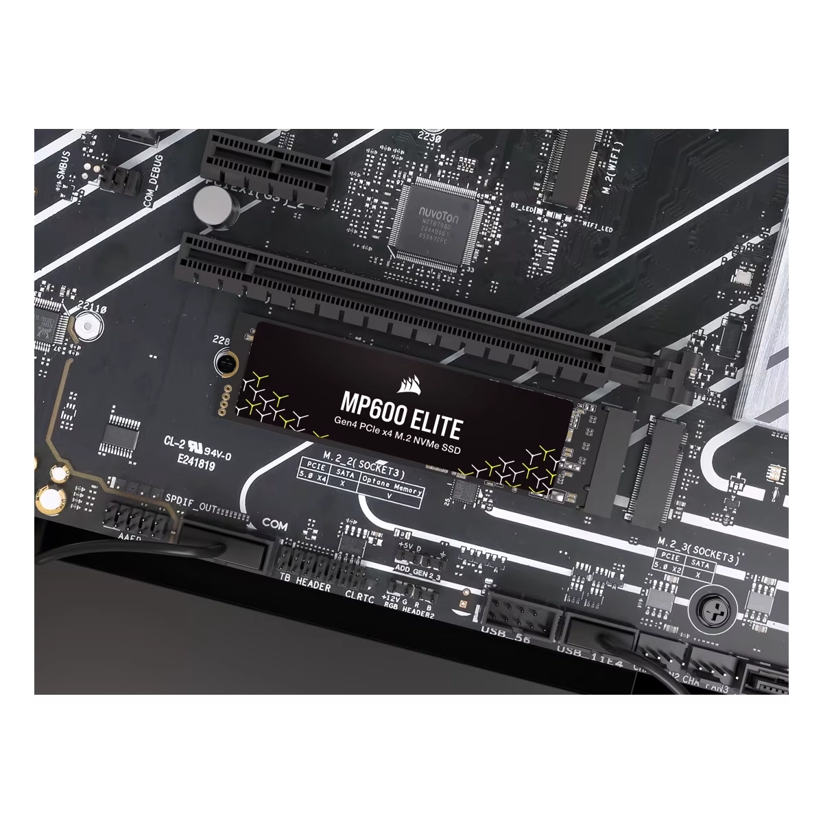 SSD M.2 4TB CORSAIR CSSD-F4000GBMP600ENH MP600 ELITE Gen4x4 6200MBs/7000MBs - Slika 4