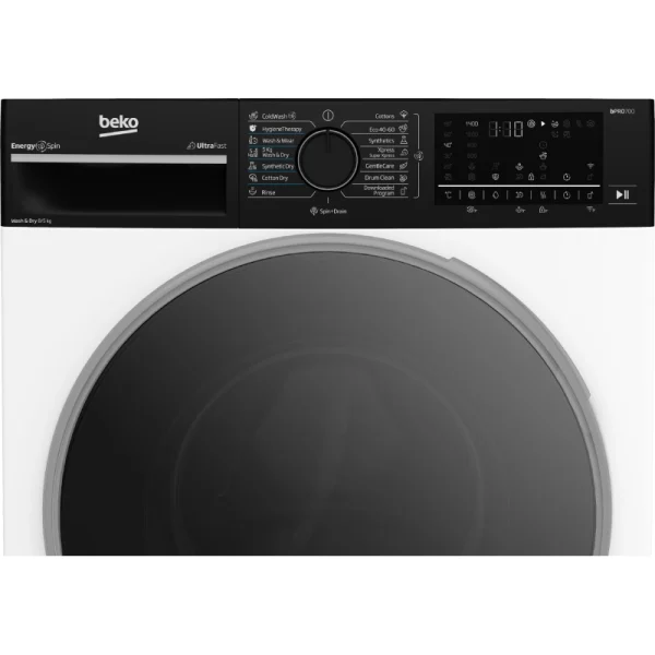 Alternative view of BEKO B7DFT68442WBPB ES ProSmart inverter mašina za pranje i sušenje veša