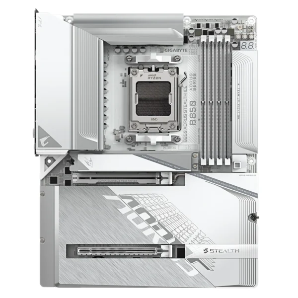 Alternative view of GIGABYTE B850 A STEALTH ICE rev. 1.0 - Maticna ploca za AMD AM5
