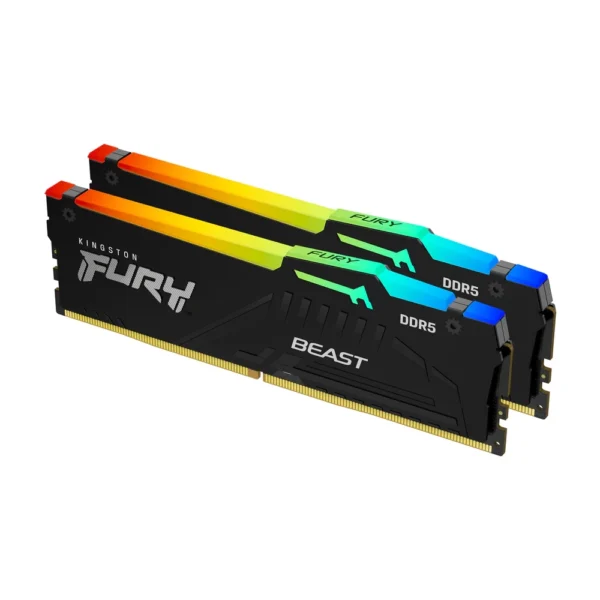 KINGSTON DDR5 16GB 6000MT/s KF560C30BBEAK2-16 (2x8GB kit) FURY Beast Black RGB EXPO