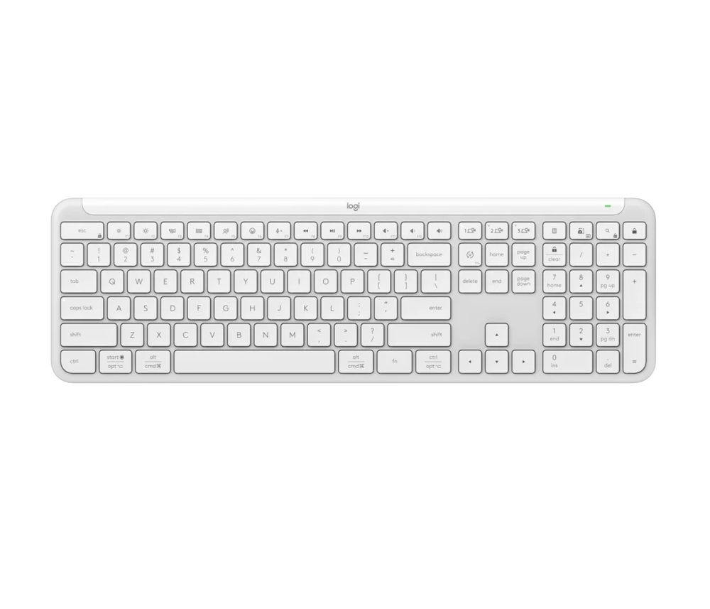 LOGITECH K950 Wireless White US bela