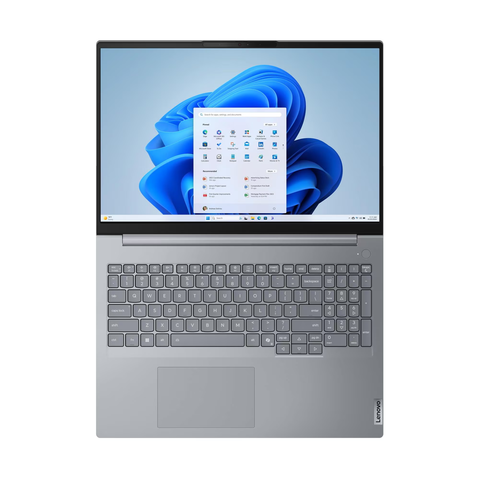Lenovo ThinkBook 21SK007RYA 16 G8 IAL Ultra 7 255H, 32GB (2x16) DDR5, SSD 1TB, 16in 1920x1200 IPS - Slika 19