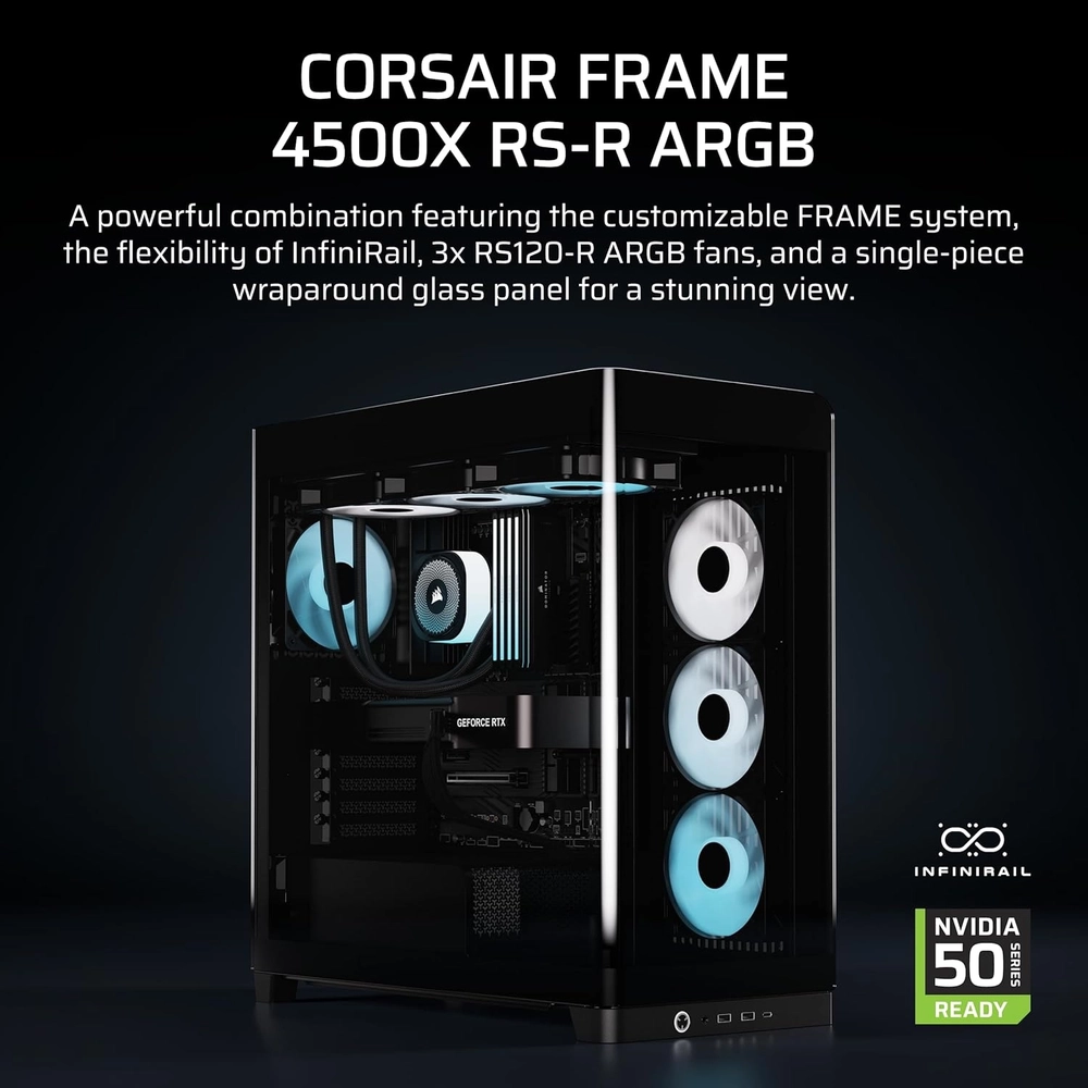 CORSAIR 4500X FRAME RS-R ARGB Panoramic Glass, CC-9011314-WW - Slika 7