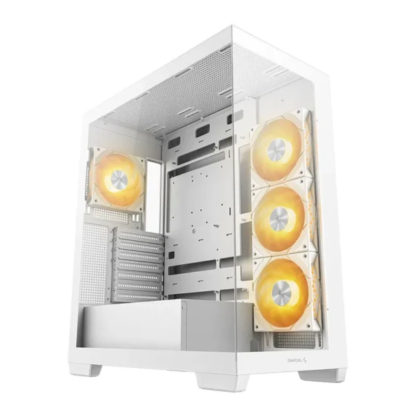 DEEPCOOL CG580 4F WH belo ATX kućište | Kaljeno staklo, ARGB