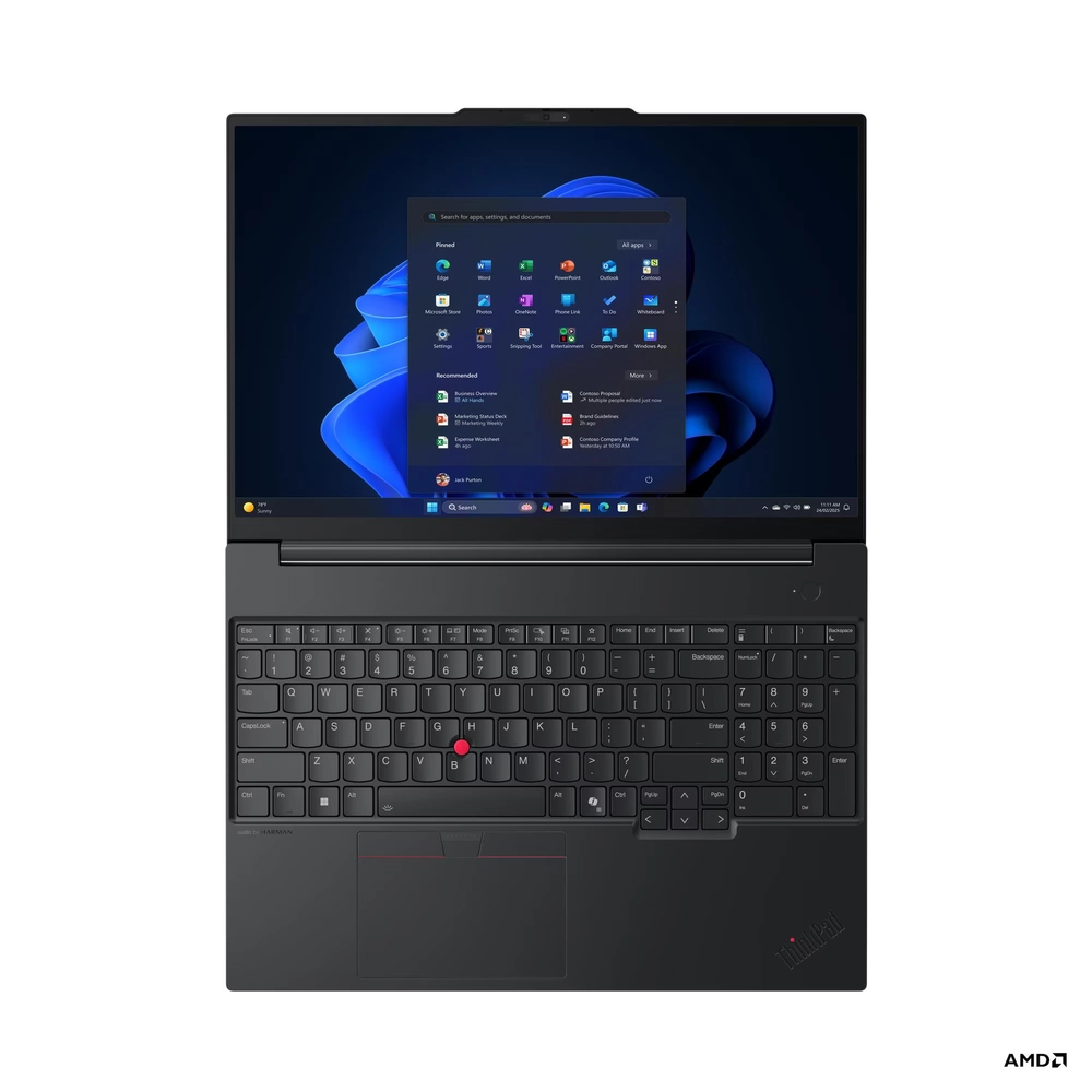 Lenovo 21ST0054YA ThinkPad E16 AMD G3 Ryzen 7 250 , 16GBDDR5, SSD 512GB, 16.0in 1920x1200, Radeon 780M - Slika 10