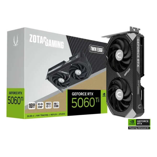 ZOTAC RTX 5060-Ti Twin Edge 16GB GDDR7, ZT-B50620E-10M