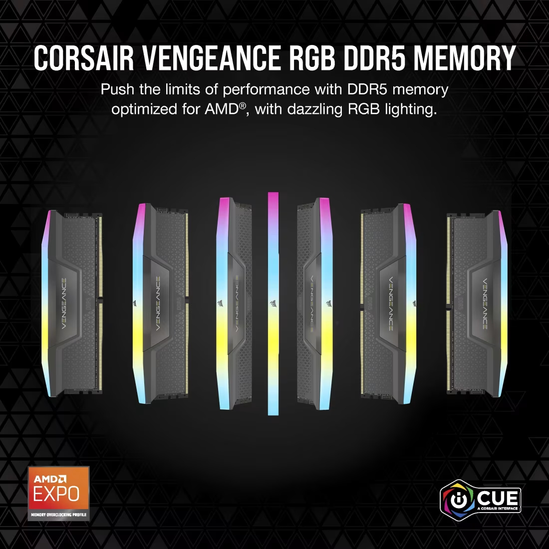 CORSAIR Vengeance DDR5 16GB (2x8GB) 6000MHz CMH16GX5M2E6000Z36 RGB EXPO - Slika 3