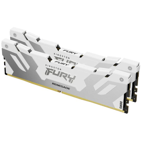 Alternative view of KINGSTON DDR5 32GB (2x16GB) 6400MHz FURY Renegade White KF564C32RWK2-32