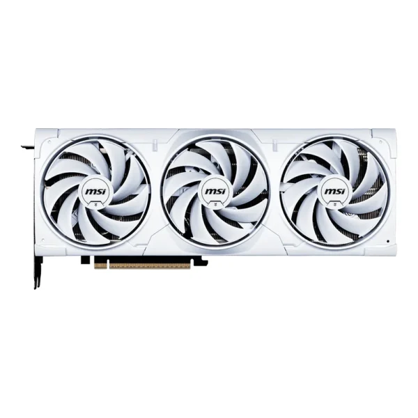 Alternative view of MSI RTX 5080 Ventus 3X OC 16GB White GDDR7