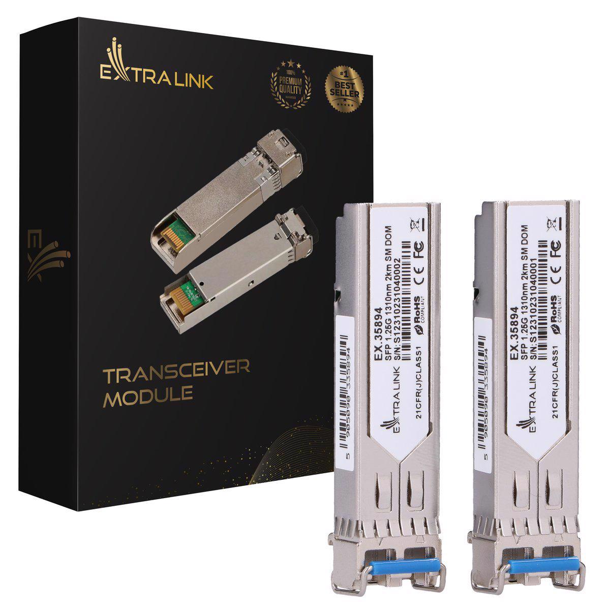 FTTH->Extralink SFP 1.25G, 1310nm, 2km SM cena po komadu